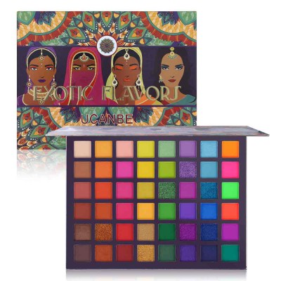 Ucanbe Exotic Flavors 48 Colors Eyeshadow Palette