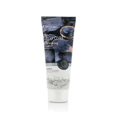 3W Clinic Charcoal Cleansing Foam