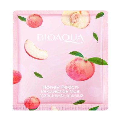 Bioaqua Honey Peach Hexapeptide Sheet Mask