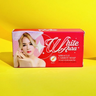White Aura Miracle Carrot Soap