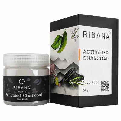 Ribana Activated Charcoal Face Pack 50gm