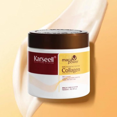 Karseell Collagen Hair Mask & Argan Oil Serum Set for Damaged Hair
