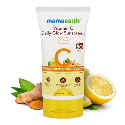 Mamaearth Vitamin C Daily Glow  Turmeric Sunscreen