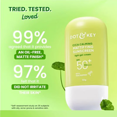 Dot & Key Cica Calming Mattifying Sunscreen 50g