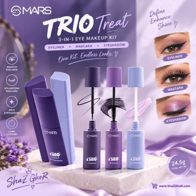 MARS TRIO 3-in-1 Eyeliner, Mascara & Eyeshadow 24.5 g